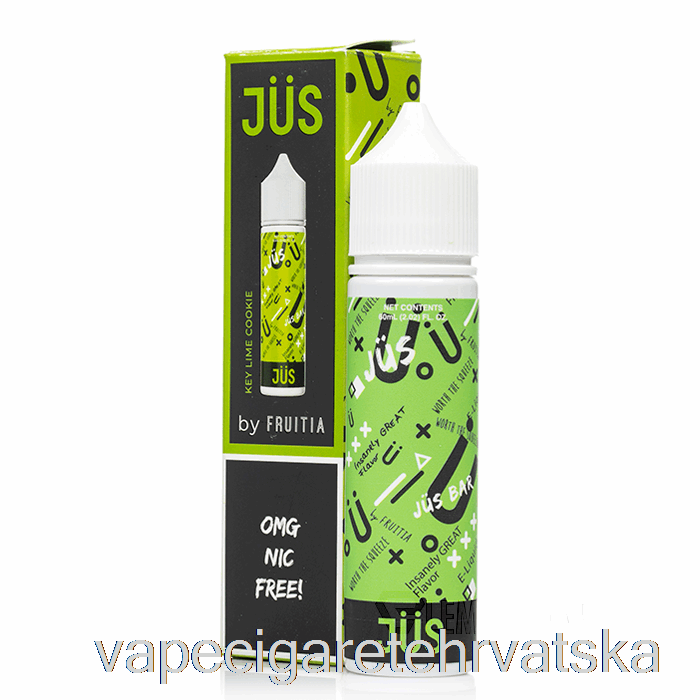 Vape Hrvatska Key Lime Cookie - Jus E-liquid - 60ml 3mg